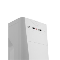 游戏风暴 精灵5 白 游戏机箱 台式电脑机箱 风冷游戏机箱支持背线 云南电脑批发