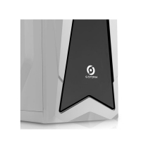 游戏风暴 精灵5 白 游戏机箱 台式电脑机箱 风冷游戏机箱支持背线 云南电脑批发