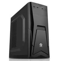 游戏风暴 精灵5 黑 游戏机箱 台式电脑机箱 风冷游戏机箱支持背线 云南电脑批发