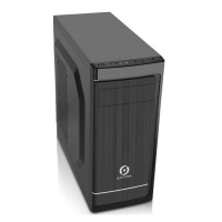 游戏风暴 商乐(黑)商务机箱 电脑台式主机箱 支持ATX主板商务办公 昆明电脑批发