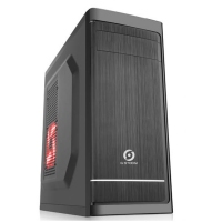 游戏风暴 商乐(黑)商务机箱 电脑台式主机箱 支持ATX主板商务办公 昆明电脑批发