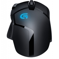 罗技G402 USB有线电竞游戏编程宏RGB炫光人体工程学鼠标 昆明电脑商城