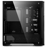 昆明金河田批发 金河田（Golden field） 峥嵘Z2台式机电脑游戏主机箱 ATX全塔式玻璃空箱 峥嵘Z2全侧透