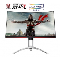 AOC 爱攻II AG322QCX 31.5英寸 2K高清 144hz ΔE3 1800R 大屏曲面全接口游戏电竞升降电脑显示器