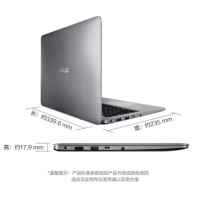 华硕（ASUS）E403NA轻薄便携学生本14英寸四核上网本商务办公笔记本电脑超薄手提电脑 金属灰 N4200/4G/128G固态 集显