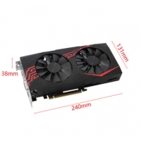 华硕 GTX1060 5G-SI战骑士 吃鸡逆水寒独立显卡 电脑高端游戏显卡