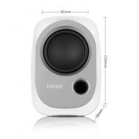 漫步者（EDIFIER） R12U 2.0时尚桌面迷你小音响小音箱笔记本台式电脑通用音箱