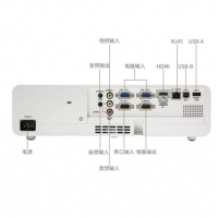松下（Panasonic）投影仪 办公家用高清 会议教学商务投影机 PT-UX415C（4100流明 ）