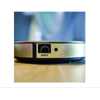 坚果投影仪家用高清3D智能微型无线wifi无屏电视家庭投影机 悦影E8 +落地支架