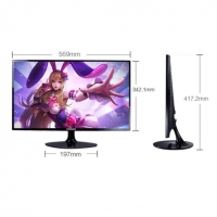 三星（SAMSUNG)S24D300HL 23.6英寸 HDMI高清接口 低蓝光护眼 办公电脑显示器