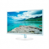 三星S24D360HL 23.6英寸PLS高清屏幕白色液晶电脑显示器