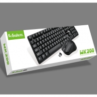 蝰蛇WK200 台式电脑笔记本无线键鼠套装家用办公2.4G无线键盘