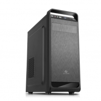 游戏风暴 优+(黑)游戏机箱USB2.0机箱台式机主机机箱空箱