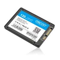 OSCOO (奥斯珂)2.5寸台式机笔记本电脑SATA3接口SSD固态硬盘 黑色 120GB 云南电脑批发