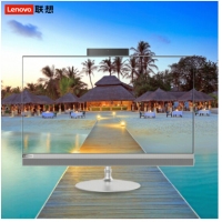 联想（Lenovo） AIO 520-22 新款致美一体机台式电脑四核八代家用办公窄边框 银（AIO 520-22 I3-8100 4G 1T 集显 银色 23.8）