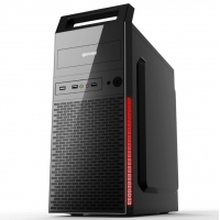 科迪亚家悦全新AT/ATX黑化五金游戏电脑台式手提机箱USB3.0 黑色