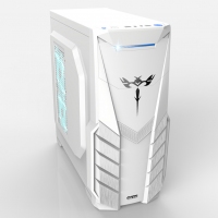 科迪亚坦克1 游戏办公台式机电脑全新机箱atx 大机壳可装光驱 白色