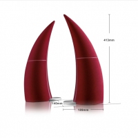 漫步者（EDIFIER） 魔号E30 新一代电视/客厅音响 电脑音箱 电视音响 酒红色