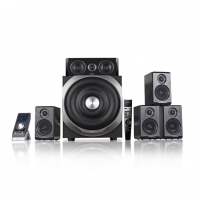 漫步者（EDIFIER）S5.1MKⅡ 全数字解码5.1音箱系统 音响 电脑音箱 电视音响 黑色