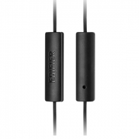 漫步者（EDIFIER） H185P手机耳机耳塞式入耳式耳麦通用重低音男女生电脑耳机跑步有线耳机 电光蓝