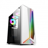 卓兴整机：AMD 锐龙R5 2600/RX580 8G独显吃鸡游戏台式组装电脑+27寸大屏显示器 整机