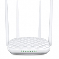 腾达（Tenda）FH456 家用 4天线覆盖450㎡无线路由器 （可充当Wifi信号放大器 中继器 穿墙【信号增强版】450M