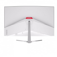 梅捷 M9s 32寸 2K 曲面微边框LED白色显示器DVI+HDMI+DP+VGA