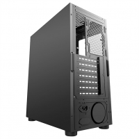 aigo爱国者神盾1 电脑台式主机箱 中塔机箱侧透 支持ATX大板水冷风冷