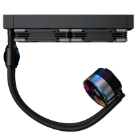 aigo爱国者银河T240 黑色 一体式水冷CPU散热器（PWM智能温控风扇/支持多平台/ARGB幻彩灯效/赠硅脂）
