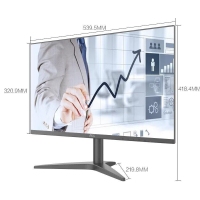 AOC显示器 24B1XHM 23.8英寸1080P全高清 75Hz VA技术广视角 爱眼低蓝光 标准版