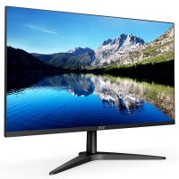 AOC 24B1XHS 23.8英寸IPS广视角 低蓝光爱眼不闪屏显示屏 HDMI 1080P全高清电脑显示器 可壁挂