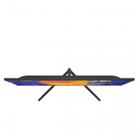 东星S245 24寸 IPS硬屏无边框V型底座黑色显示器 VGA+HDM