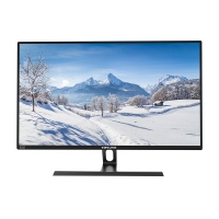 东星S325 32寸 黑色/平面/微边框显示器 T型底座 VGA+HDMI显示接口