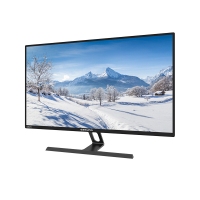 东星S325 32寸 黑色/平面/微边框显示器 T型底座 VGA+HDMI显示接口