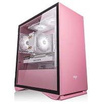 【i5-10400F粉色整机】酷睿i5-10400F/16G内存/512G固态/4G独显/27寸显示器 游戏办公家用娱乐整机