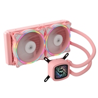 【i5-10400F粉色整机】酷睿i5-10400F/16G内存/512G固态/4G独显/27寸显示器 游戏办公家用娱乐整机