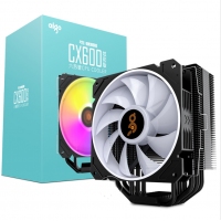 爱国者 CX600 台式电脑CPU风冷6铜管散热器1200平台静音AMD主机风扇
