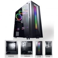 【R7-2700X整机】AMD 锐龙R7-2700X 3.2G双核/8G/240G/24英寸液晶全套整机