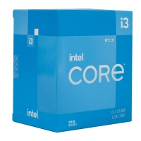 英特尔(Intel)12代酷睿i3-12100F 台式机CPU处理器4核8线程 单核睿频至高可达4.3Ghz