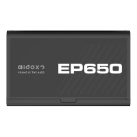 爱国者（aigo） EP650 额定650W 机箱电脑电源(80Plus白牌/主动式PFC/支持背线/大单路12V）