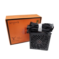 三段式电源 刺客PRO890 额定700W 静音芯片智能温控电脑电源