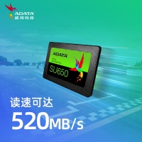 威刚 (ADATA) SU650 256G SATA固态硬盘 高速读写 笔记本 台式机拓展 SATA3.0接口