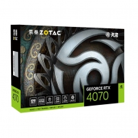索泰（ZOTAC）RTX 4070 12GD6X 天启 OC 游戏独立显卡新品电脑 12G独显