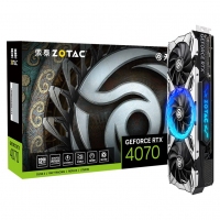 索泰（ZOTAC）RTX 4070 12GD6X 天启 OC 游戏独立显卡新品电脑 12G独显