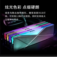 威刚龙耀DT50 64G-3200(32GX2)RGB灯条（钛灰）套条马甲