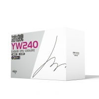 爱国者（aigo）冰魄YW240白色ARGB版 一体式CPU水冷散热器 支持1700/AM5