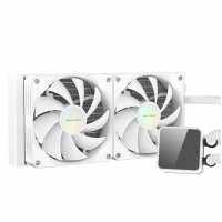 爱国者（aigo）冰魄YW240白色ARGB版 一体式CPU水冷散热器 支持1700/AM5