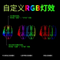 西部猎人 M205 专业电竞游戏机械有线鼠标