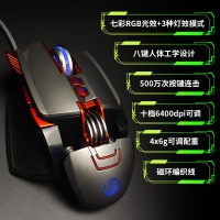 西部猎人 M205 专业电竞游戏机械有线鼠标