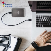 威刚移动硬盘 固态 500G(黑色）SC685P USB3.2 Gen 2Type-C